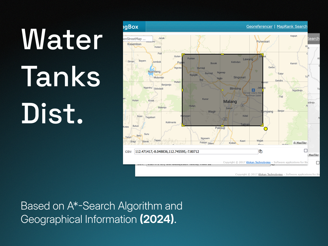 Water tanks distribution optimization